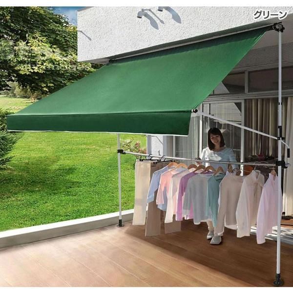 公式 物干竿 前幕付きオーニングIII 3m tan-744-30 tan-745-30 tan-746-30 代引不可 TD