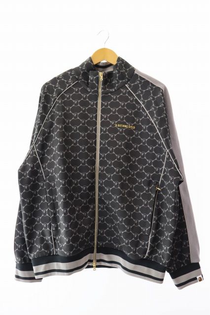 エイプ モノグラム トラックジャケット アベイシングエイプ A BATHING APE カレッジ モノグラム ロゴ