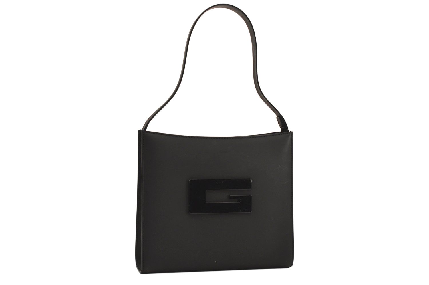 GUCCI グッチ ヴィンテージ ショルダーハンドバッグ 財布 レザー 0013065 ブラック ジャンク 6239M