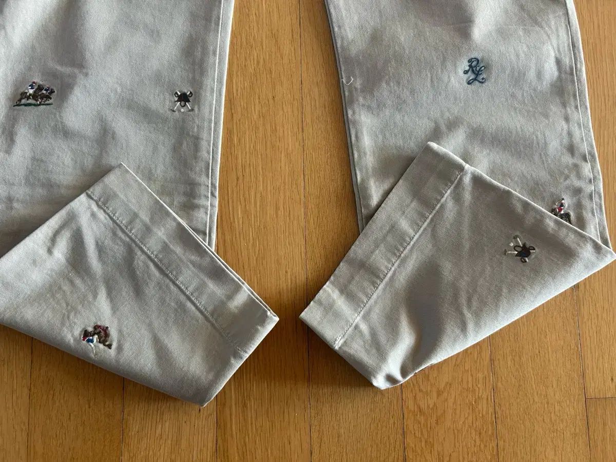 ポロ 刺繍 チノパンツ 33|32 ベージュ