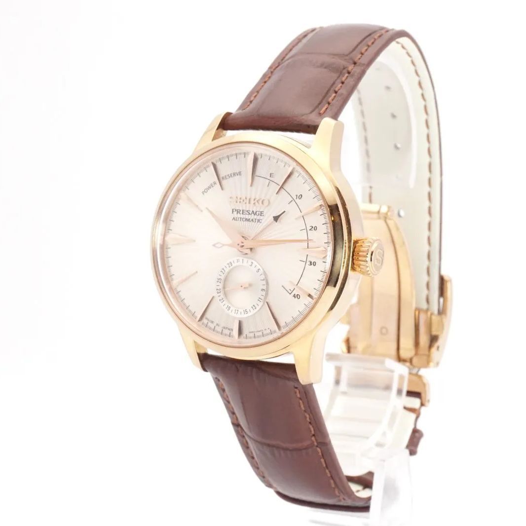 セイコー プレサージュ SARY081 4R57 パワーリザーブ 裏スケ カクテル 稼動品 セイコー SEIKO プレザージュ パワーリザーブ 4R57-00E0 自動