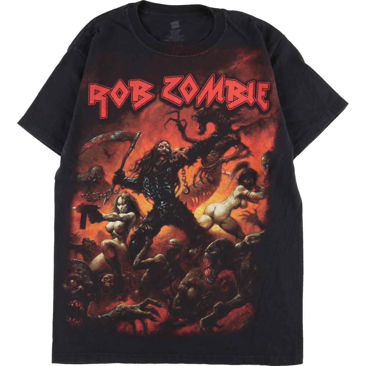 90s ROB ZOMBIE BIG FACE ロブゾンビ Tシャツ - Tシャツ