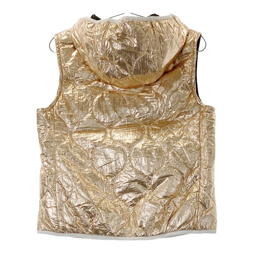 サイズ 40 ARCHIVIO アルチビオ リバーシブル中綿ベスト ゴールド系 240101494211 ゴルフウェア レディース ストスト