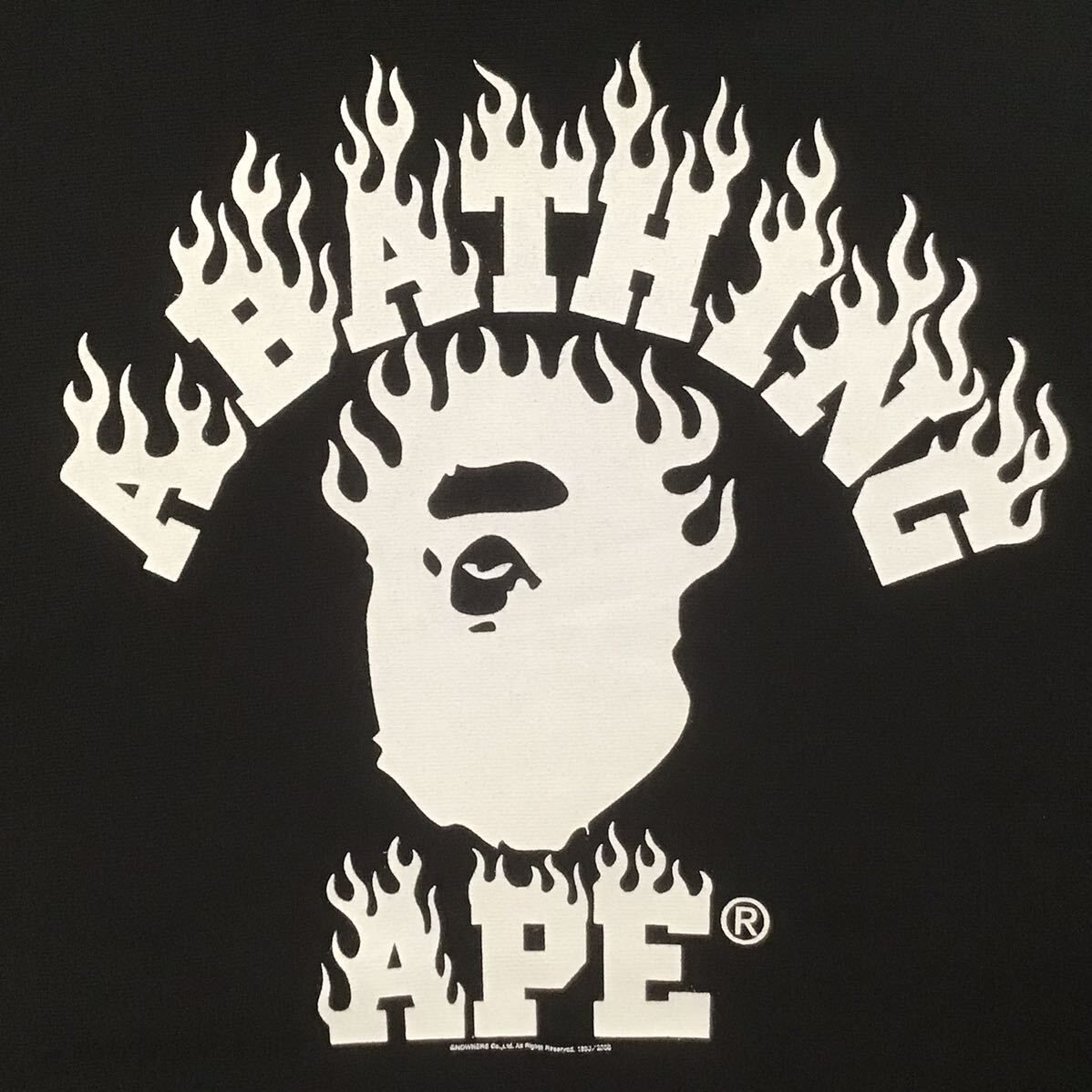 Fire カレッジロゴ プルオーバー パーカー Mサイズ a bathing ape BAPE Flame pullover hoodie エイプ  ベイプ アベイシングエイプ NIGO - メルカリ