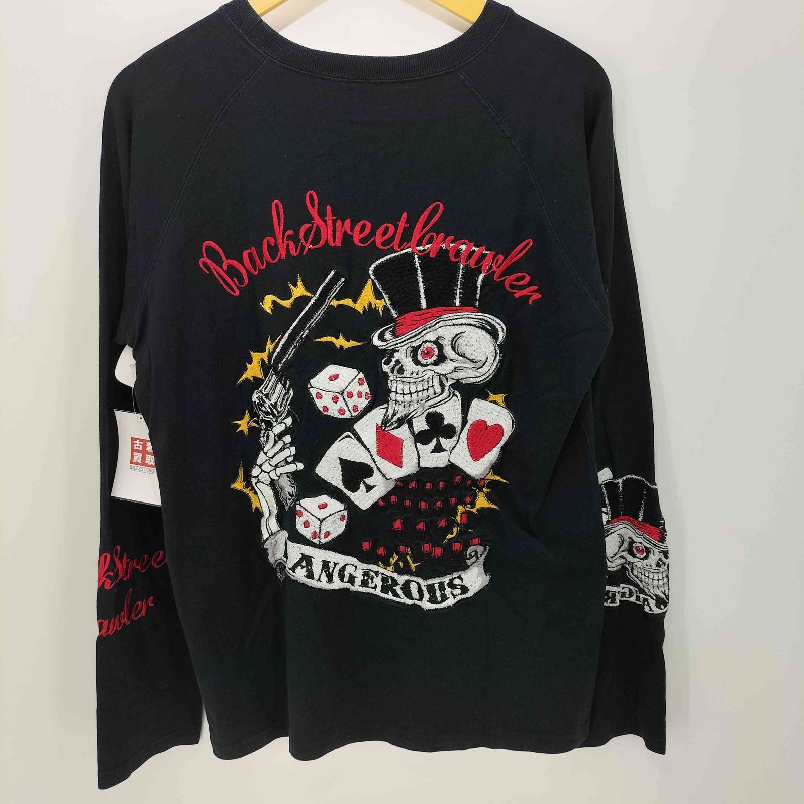 00s Y2K BACK STREET CRAWLER 両面ブラックパンサー刺繍 00s Y2K BACK STREET CRAWLER 両面ブラックパンサー刺繍