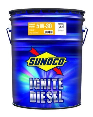 SUNOCO スノコ ディーゼルエンジンオイル IGNITE DIESEL イグナイト ディーゼル 5W-30 DL-1 20L缶 | 5W30 DL1 20L 20リットル ペール缶 オイル 交換 人気 オイル缶 油 エンジン油 車検 車 オイル交換 ポイン