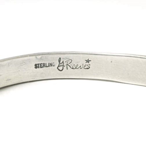 Gary Reeves ゲーリーリーブス ナバホ バングル ナバホ Gary・Reeves ゲーリー・リーブス スタンプワーク バングル