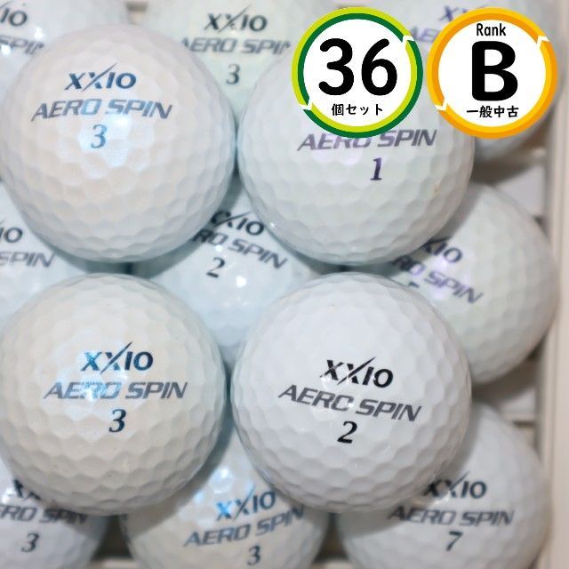 XXIO AERO SPIN ゴルフボール 2個x20箱 ロストボール ゼクシオ XXIO