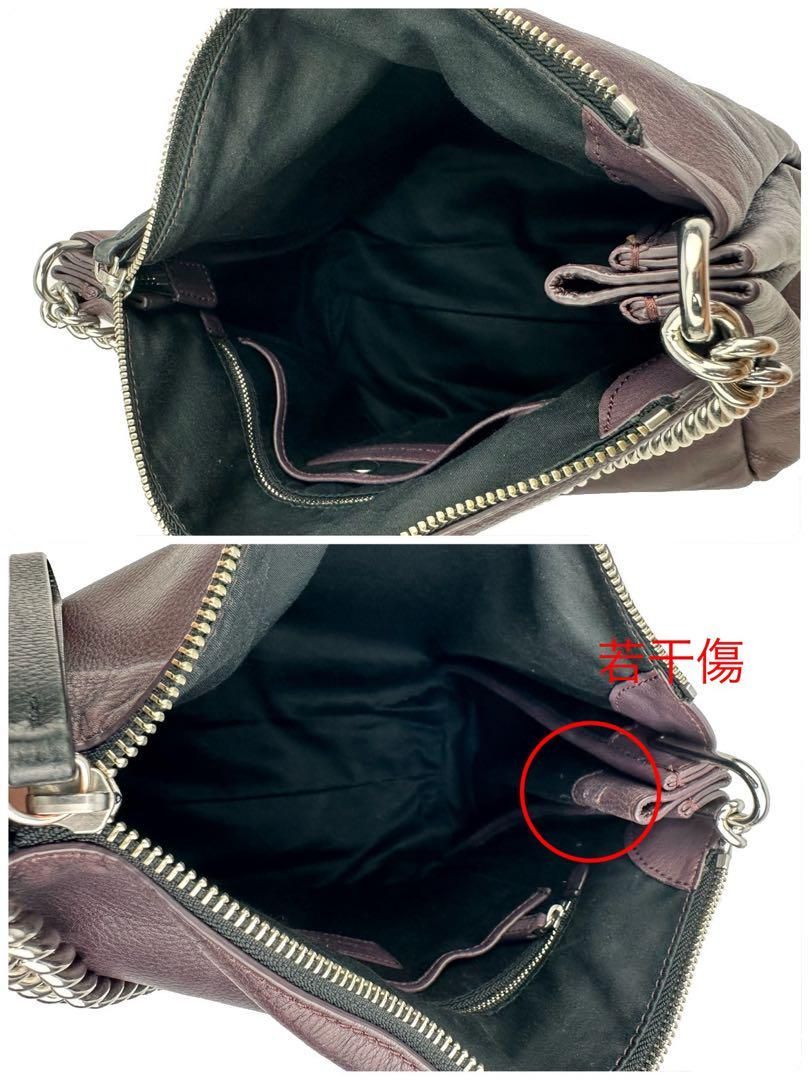 ADOLFO DOMINGUEZ アドルフォドミンゲス 2wayチェーンショルダーバッグ  