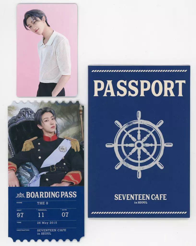 SEVENTEEN ディエイト　カフェ　トレカ　2020 セット 中古】グッズセット ディエイト チケットフォト 「SEVENTEEN