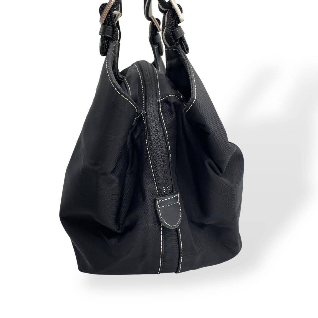 【美品】agnès b. VOYAGEブラック ナイロンボストン型ハンドバッグ agnès b. VOYAGE ブラックボストンバッグ - メルカリ