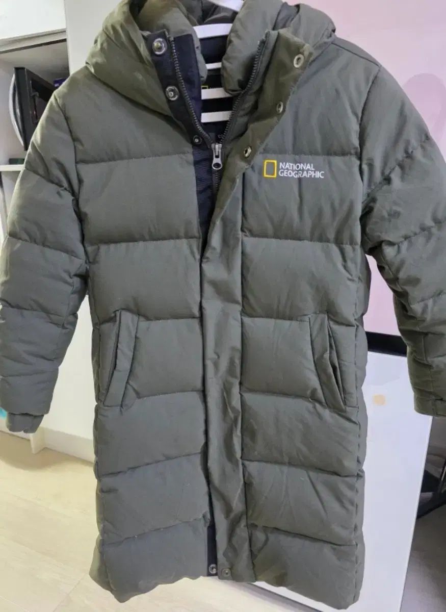 ロング丈 カーキ色