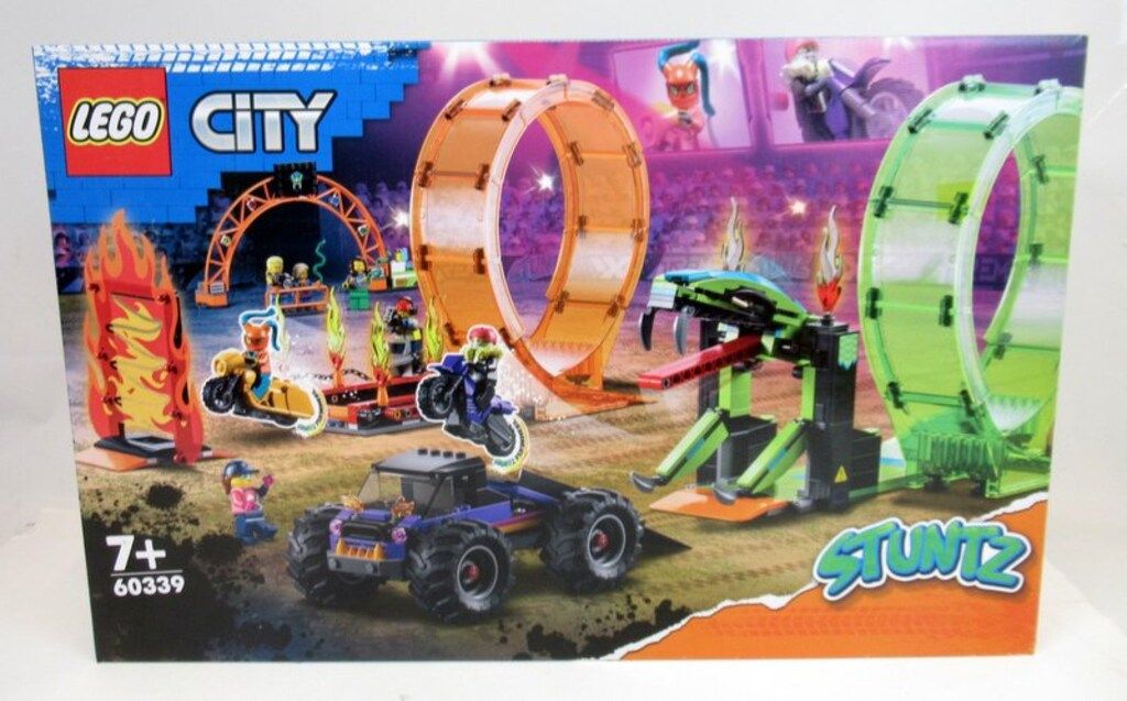 LEGO STUNTZ 60339 DOUBLE LOOP STUNT ARENA 60341
