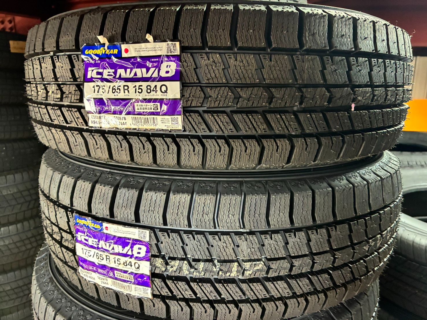 4本セット 製 GOODYEAR ICE NAVI 8 175|65R15 84Q スタッドレス
