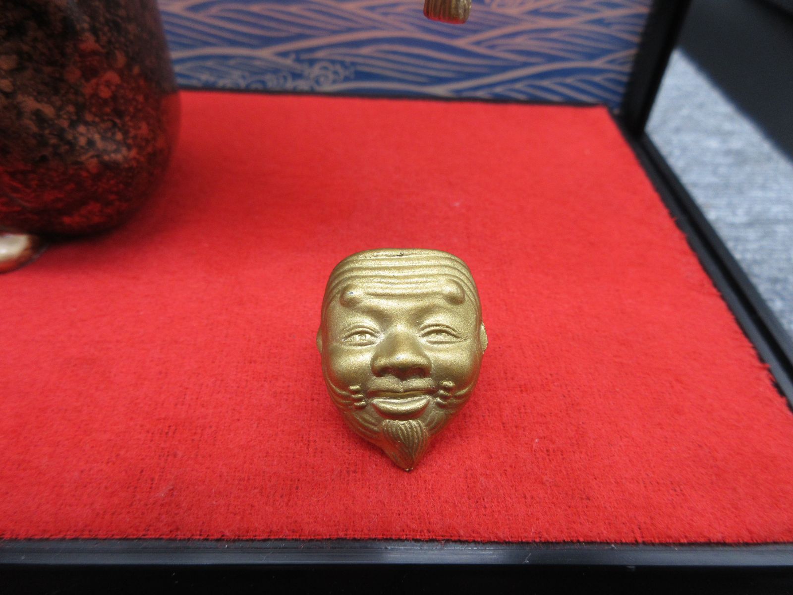 骨董品　骨董品　翁面　能面　銅製　金属製彫刻皿 顔のデザイン Yahoo!オークション -「翁 面」(銅製) (金属工芸)の落札相場