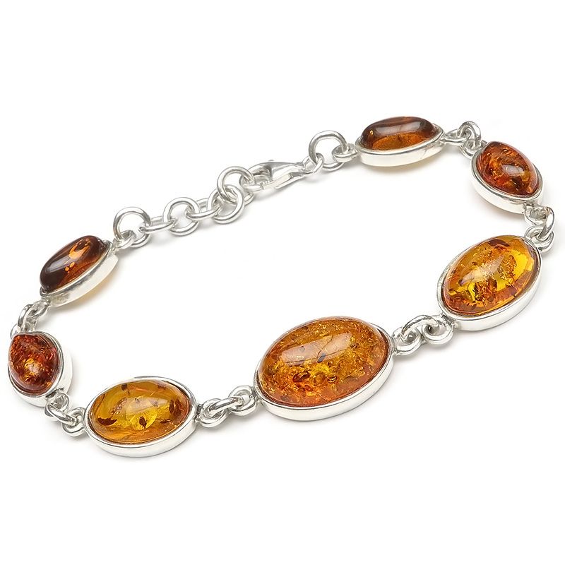 アンバー（琥珀） ブレス No.1【1点もの】 / 60-8 AB-BS1