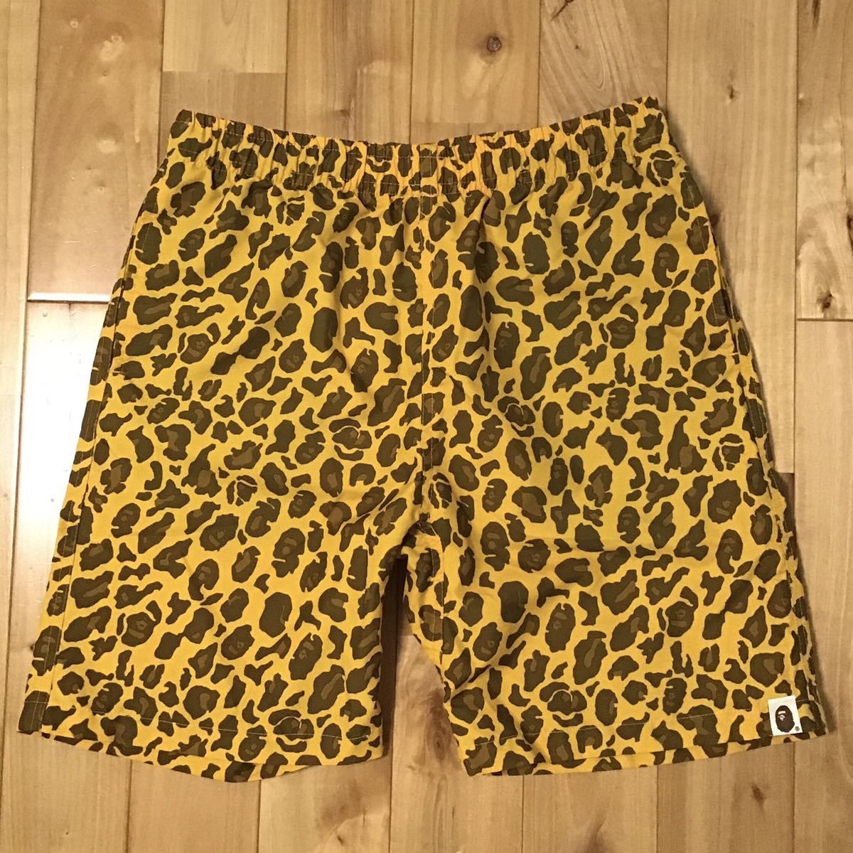 a bathing ape USA製 レオパード柄 7分丈パンツ 裏原 BAPE レオパード ハーフパンツ a bathing ape ベイプ 豹柄 - メルカリ