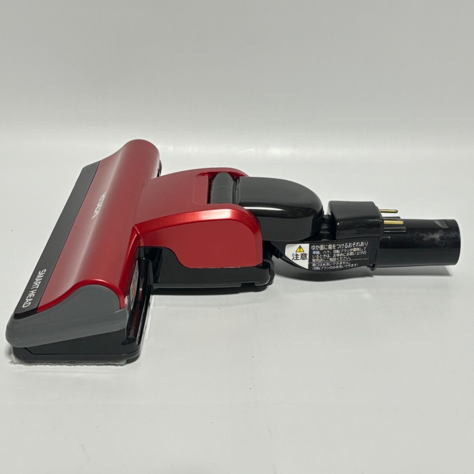 簡易清掃済】 HITACHI 日立 D-DP19 掃除機 ヘッド レッド 赤 回転