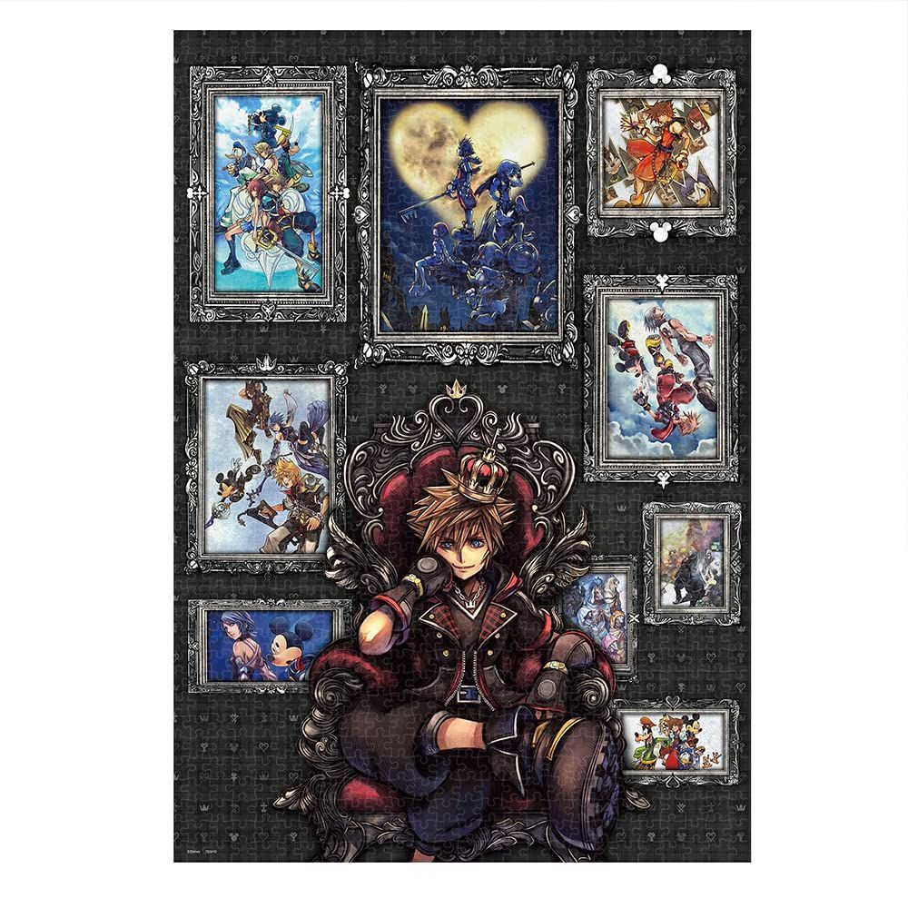 【在庫処分】追想 (51x73.5cm) ハーツ キングダム D-1000-859 ディズニー のり付き ジグソーパズル 1000ピース ヘラ付き 【日本製】 サービスカード付き テンヨー(Tenyo)