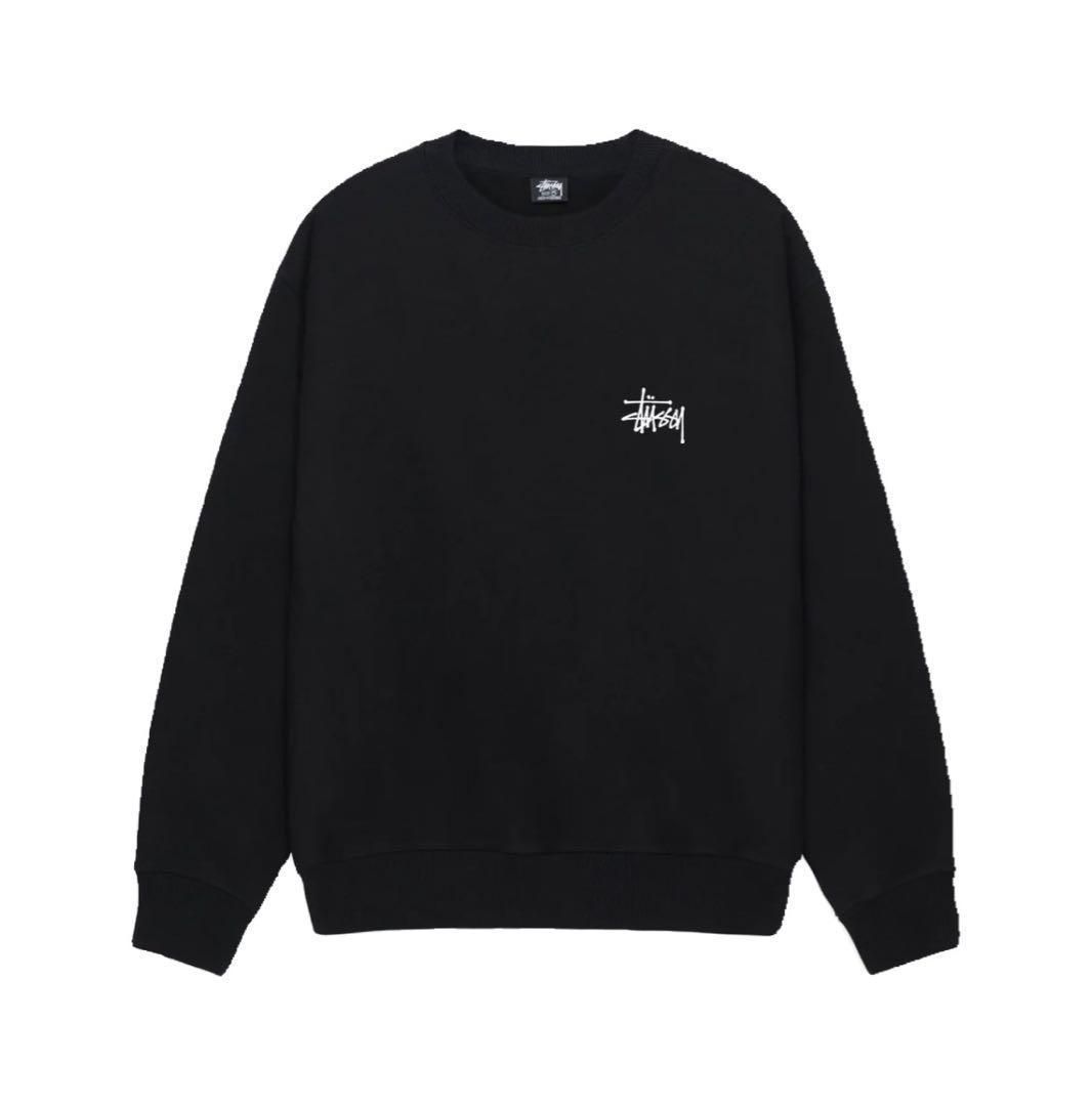 新品・人気モデル】stussy スウェット トレーナー サイズM ブラック