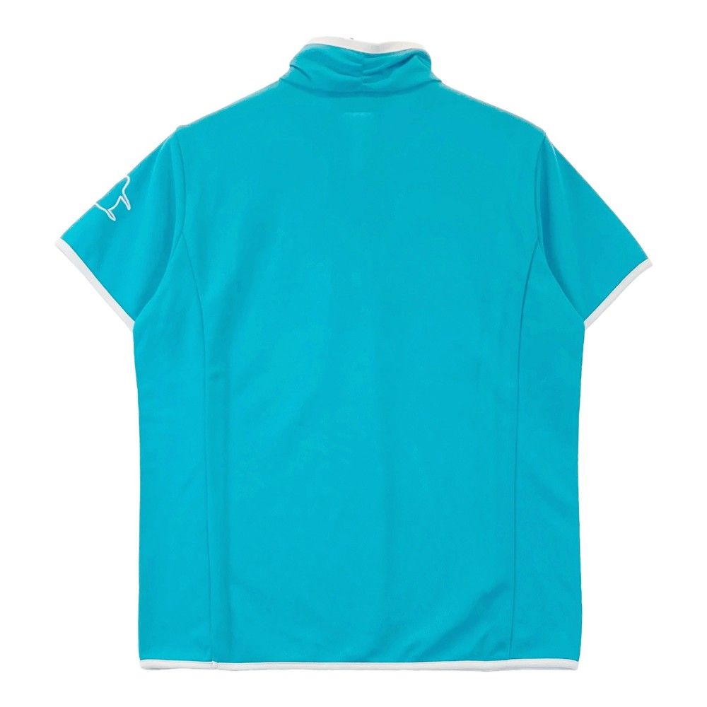 サイズ：M MUNSING WEAR マンシングウェア ハーフジップ 半袖T