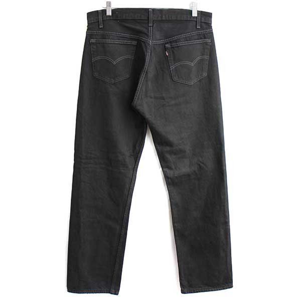 90s USA製 Levi'sリーバイス 501 ブラック デニムパンツ 後染め