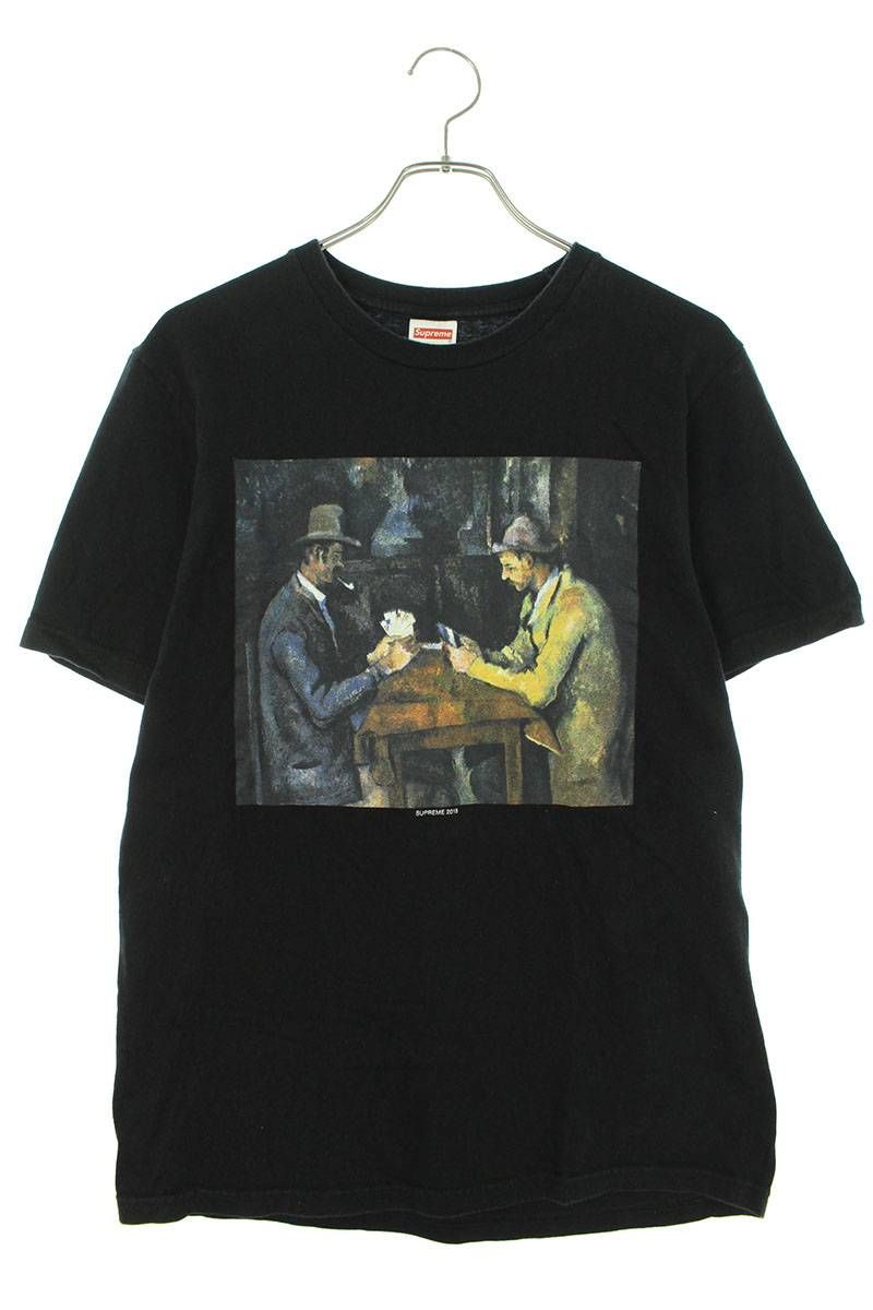 シュプリーム Paul Cezanne Cards Tee アートプリントTシャツ メンズ S