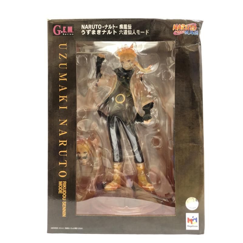 【中古】未開封･箱傷み有) G.E.M.シリーズ うずまきナルト 六道仙人モード メガハウス[66]