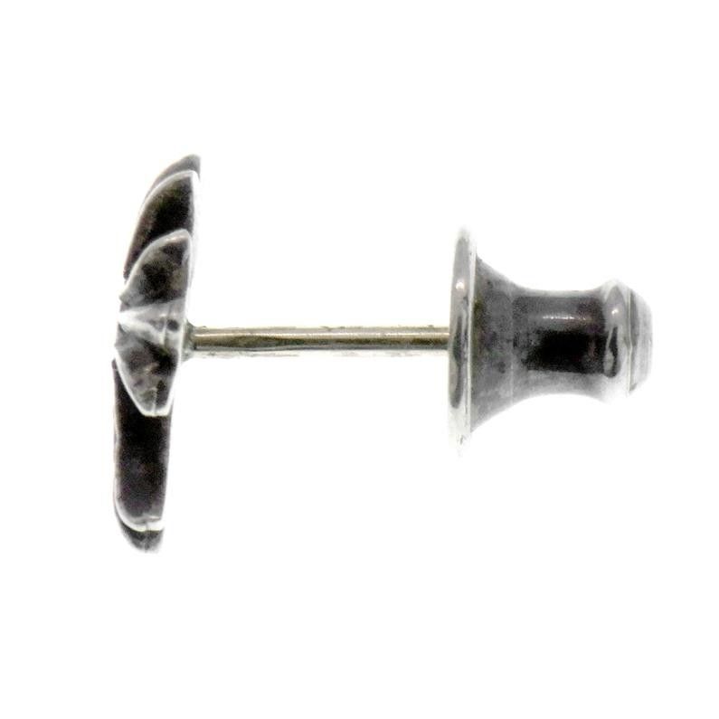 Chrome Hearts シルバー クロスピアス Chrome Hearts - クロムハーツ TINY CH CROSS/タイニーCHクロス