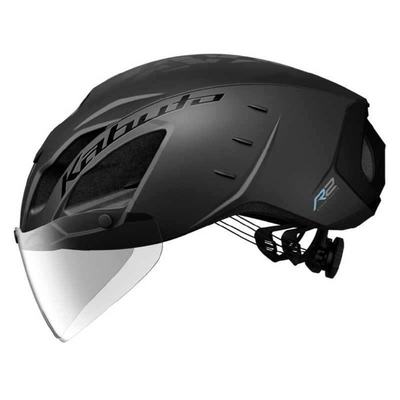 送料無料 ♥ 未開梱 オージーケーカブト 自転車用ヘルメット エアロ-R2 AERO-R2 XS|Sサイズ 54～56cm|マットブラック AERO_R2