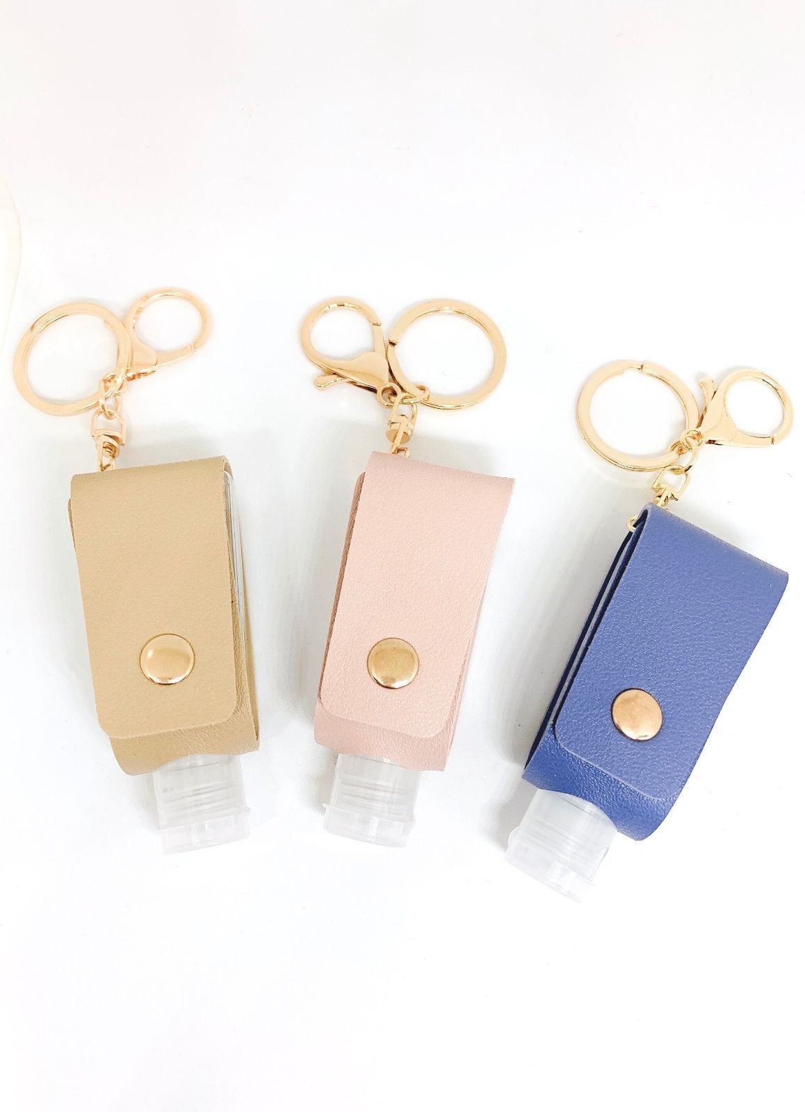 【ハンドジェルケース】30ml レザー グレー キーホルダー 携帯 消毒 ボトル 容器 持ち運び 空 詰替 旅行 手洗い 通勤 通学トラベル ポータブル 可愛い おしゃれ