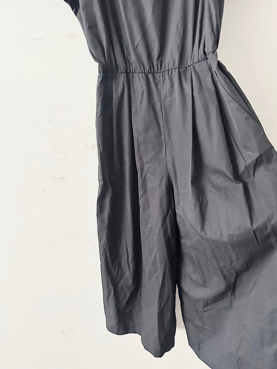 THE LIBRARY コットンボイルギャバジン オールインワン ネイビー FORTGASGNV_COM_BR