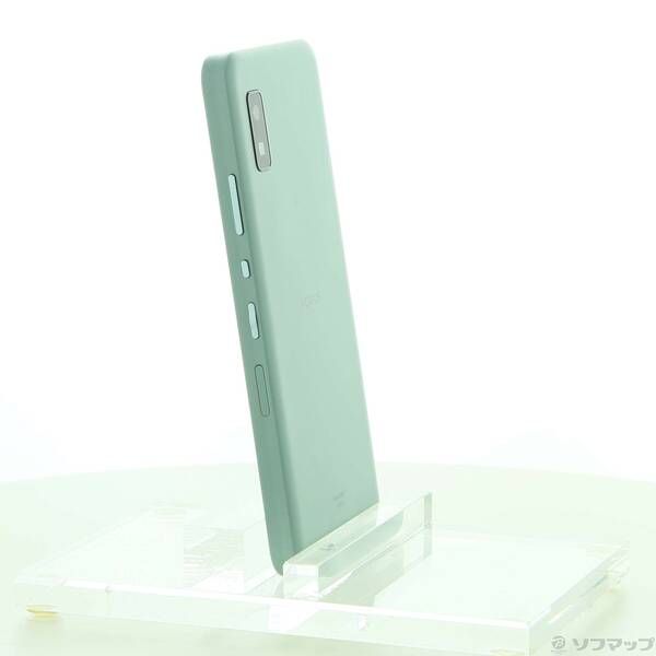中古品〕 AQUOS wish 64GB オリーブグリーン SHG06 au SIMフリー【295