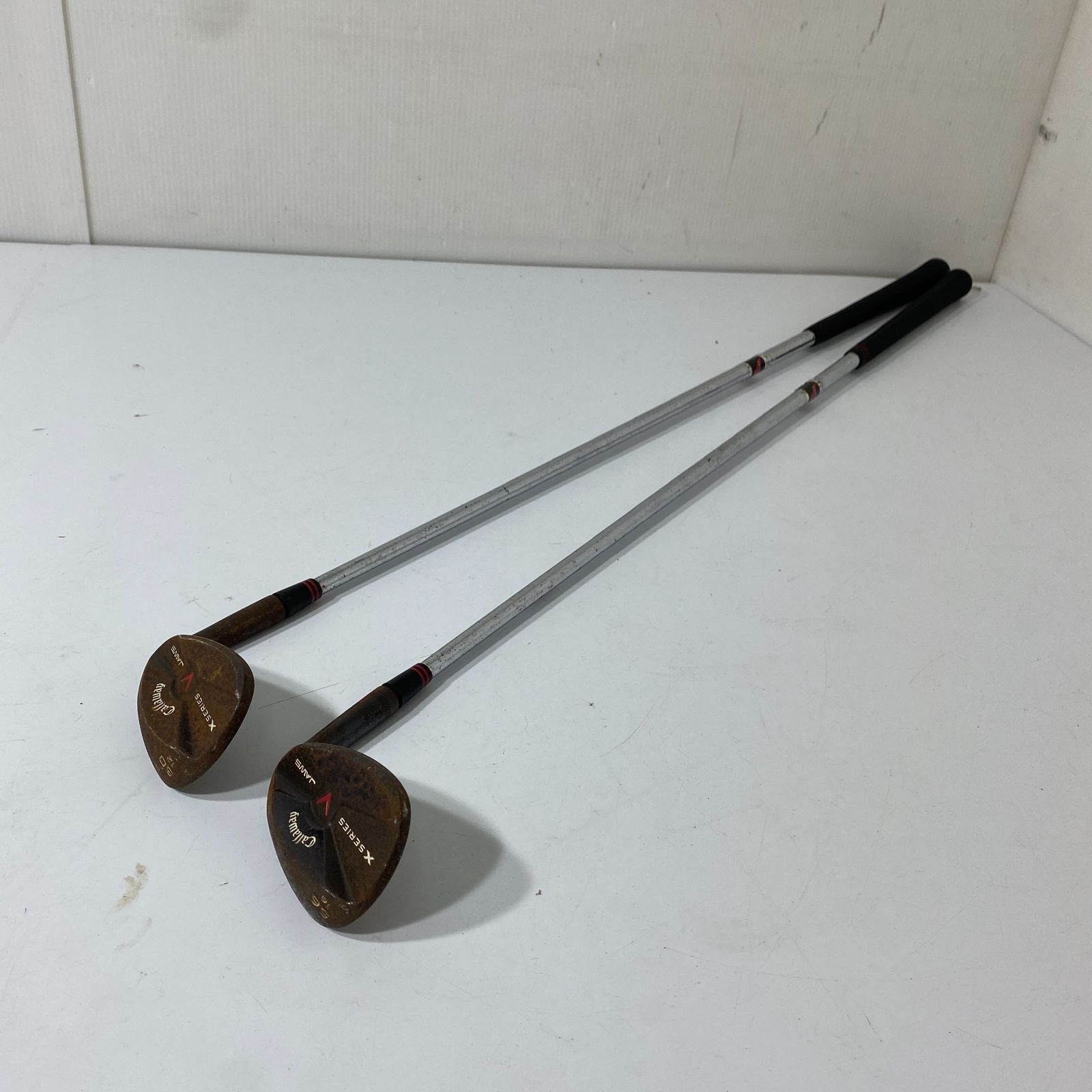 2本セット callaway XSERIES JAWS 56° 50° FORGED 純正スチール