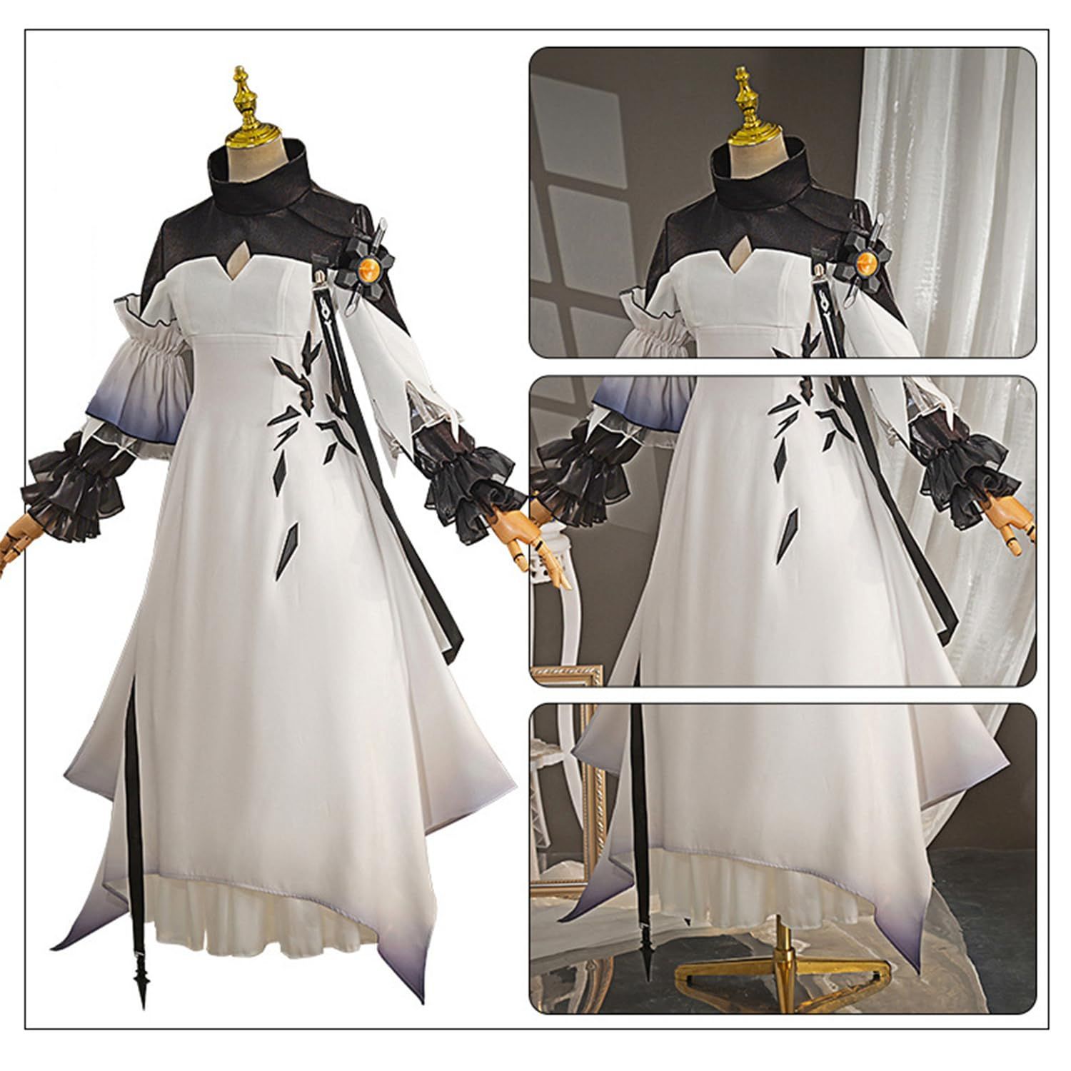 高品質 アークナイツ コスプレ テレジア コスプレ衣装 ウィッグ付き 全セット コスチューム cosplay 変装 仮装 舞台装 漫游展 学園祭 文化祭 誕生BJ0925ML03 ハロウィン