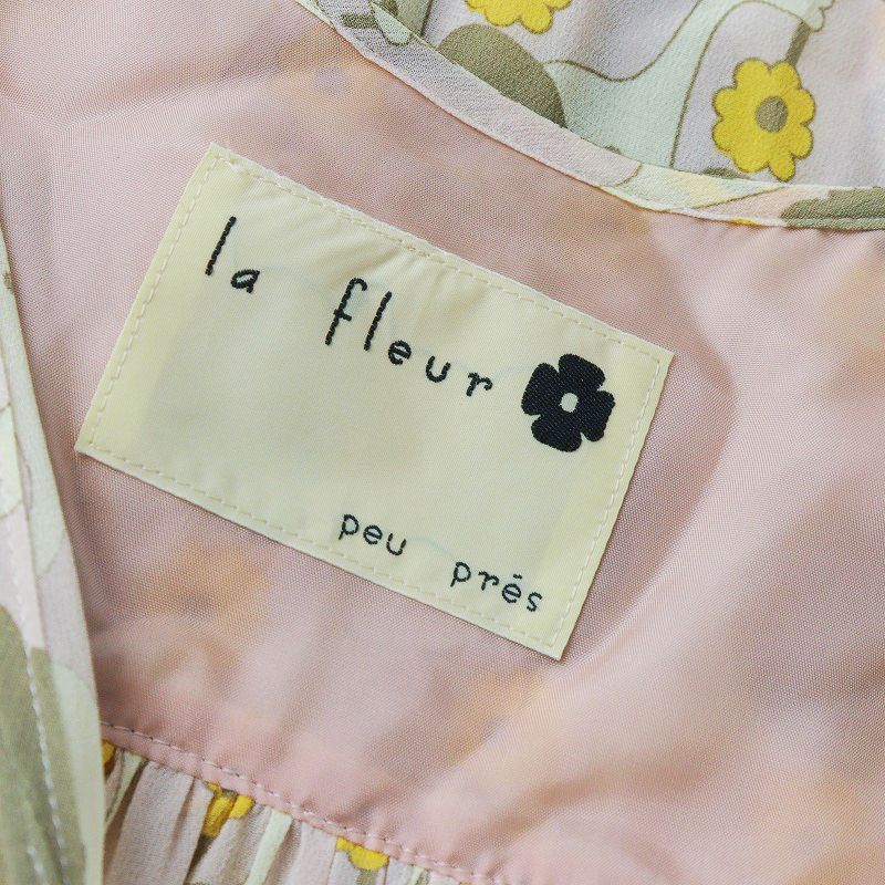 peu pres la fleur プープレ フルル　ワンピース　レーヨン　麻 m98404230001_1.jpg?1722234401