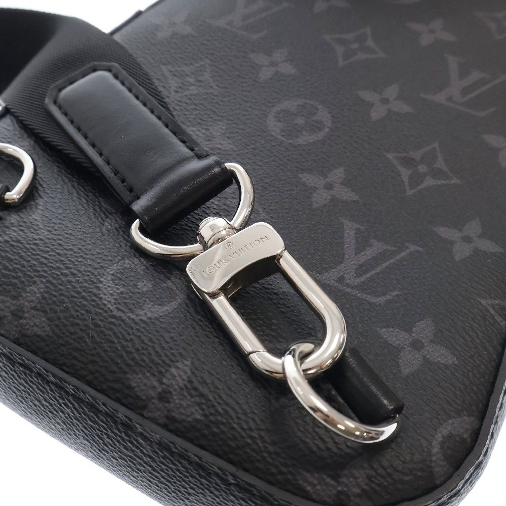 LOUIS VUITTON ルイヴィトン モノグラムエクリプス アヴェニュー スリングバッグPM ボディバッグ ブラウン PVC ICタイプ