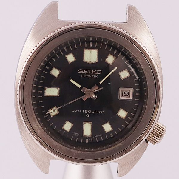 デッドストック級 稼働 良品 セイコー AT 6105-8000 セカンドダイバー 