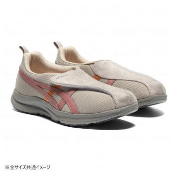 アシックス商事 ライフウォーカー 1242A018 ベージュ×ピンクベージュ 24.0cm 1242A018 252545