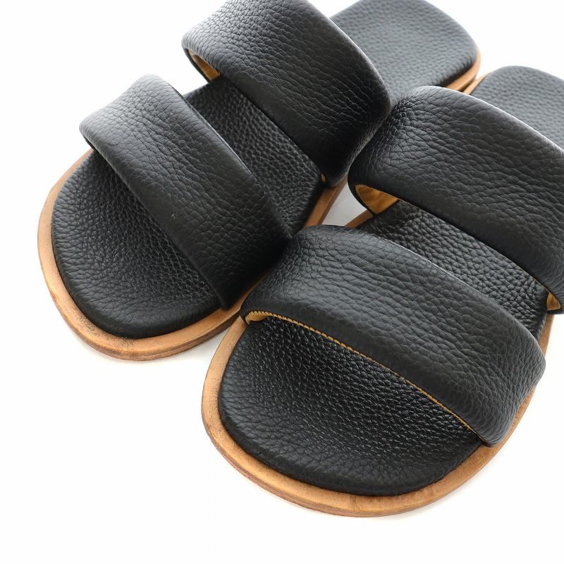 オーラリー AURALEE レザーストラップサンダル LEATHER STRAP