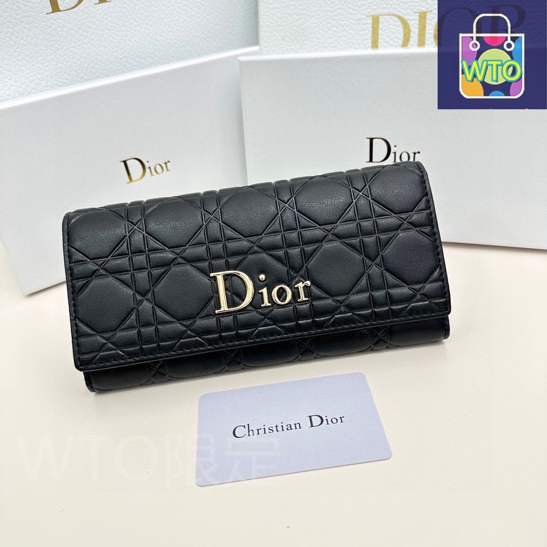 今日特価】Dior ディオール 最新人気ウォレット 輸入小牛皮で