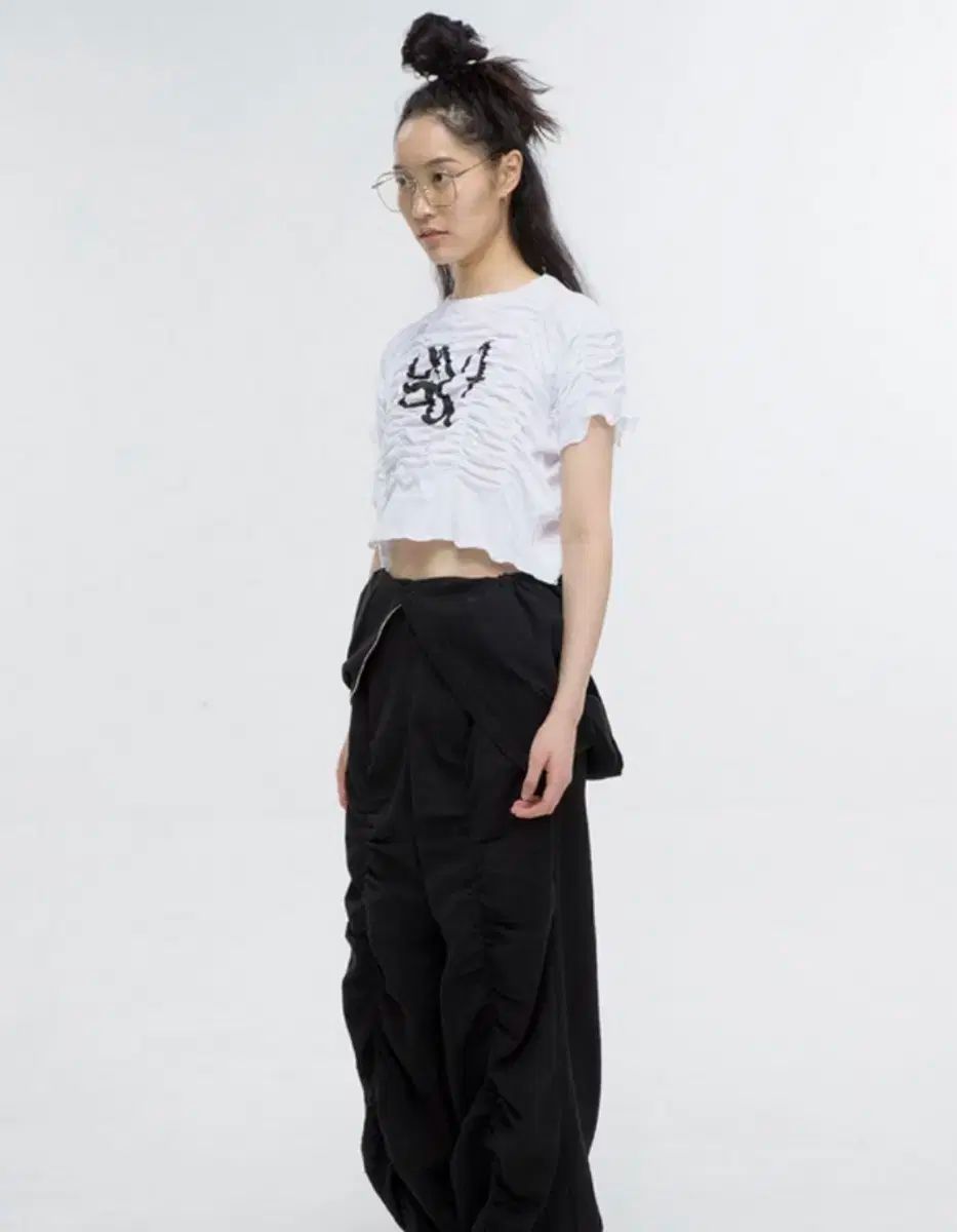 Gimmetheyoung(キムミダヨン) G SHIRRING T ー SHIRTS 20SS