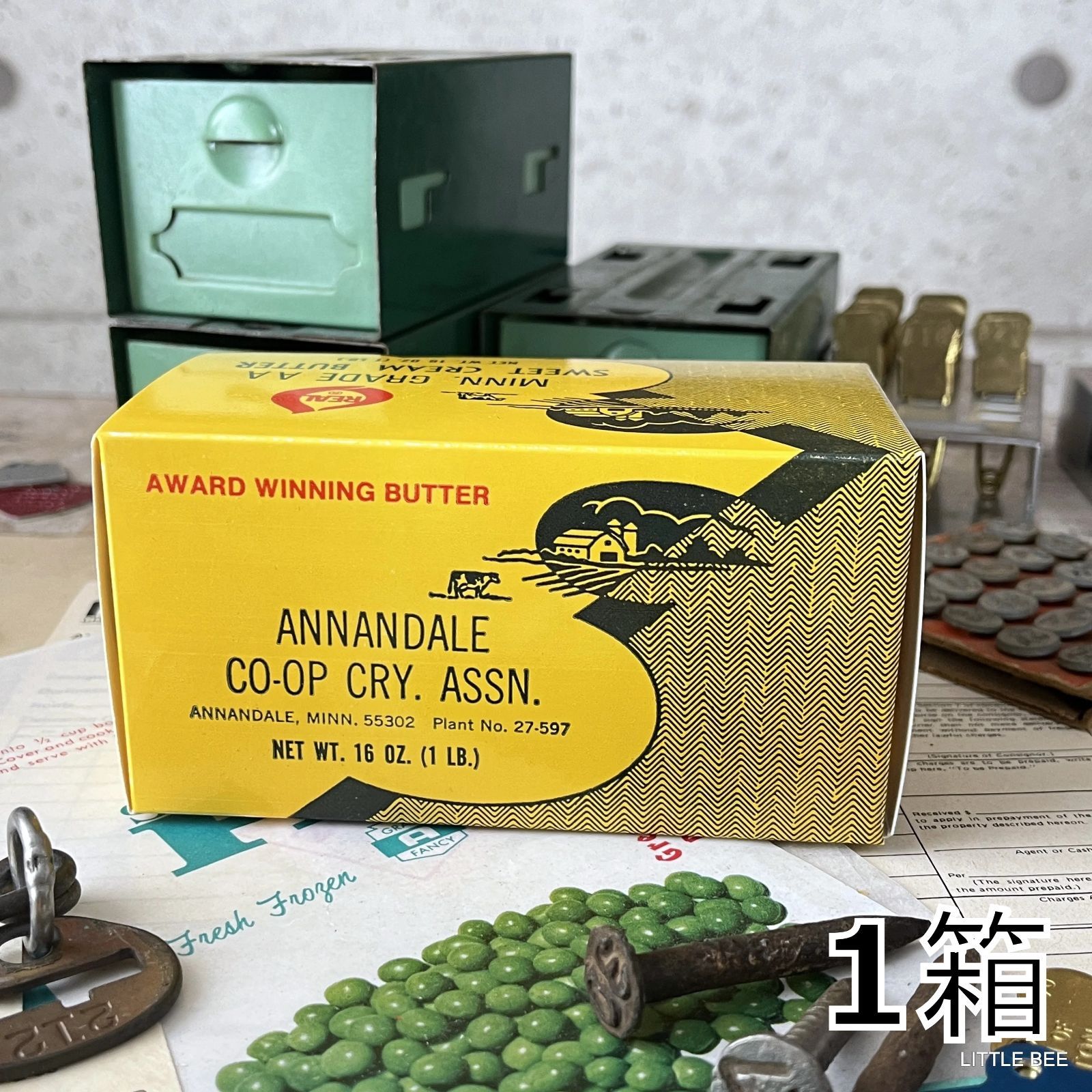 030・R-743 バターボックス 1箱 ヴィンテージ品 アメリカ