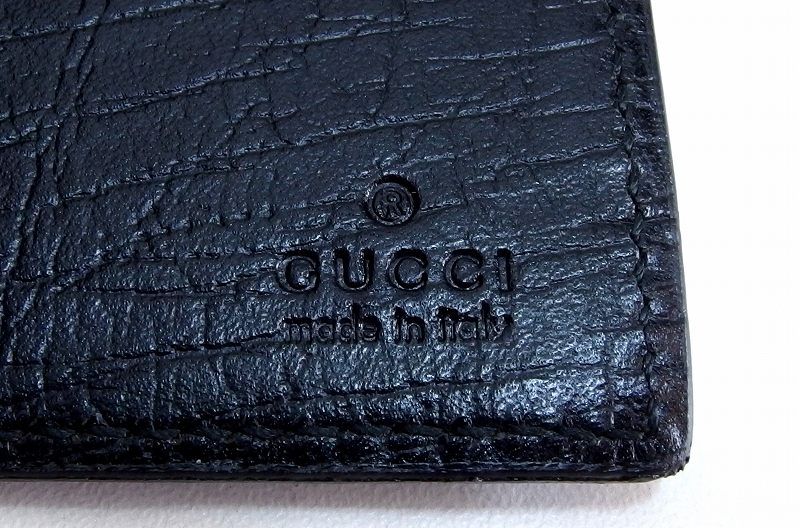 GUCCI ブラックレザー 長財布 箱付き GUCCI ブラックレザー 長財布 箱付き