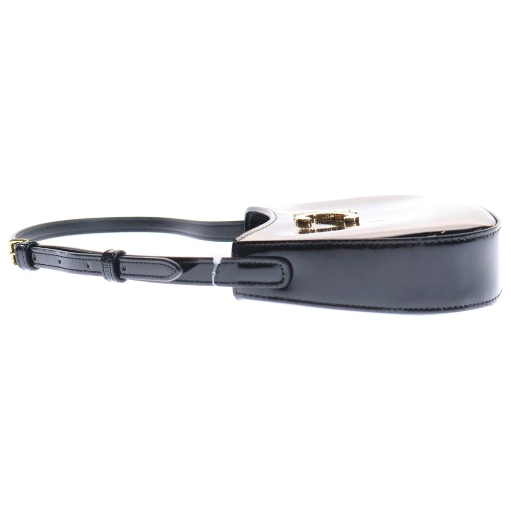 【直営】CELINE パテントカーフスキン ミディアムティリーバッグ ミディアム ティリー バッグ / パテントカーフスキン - ブラック