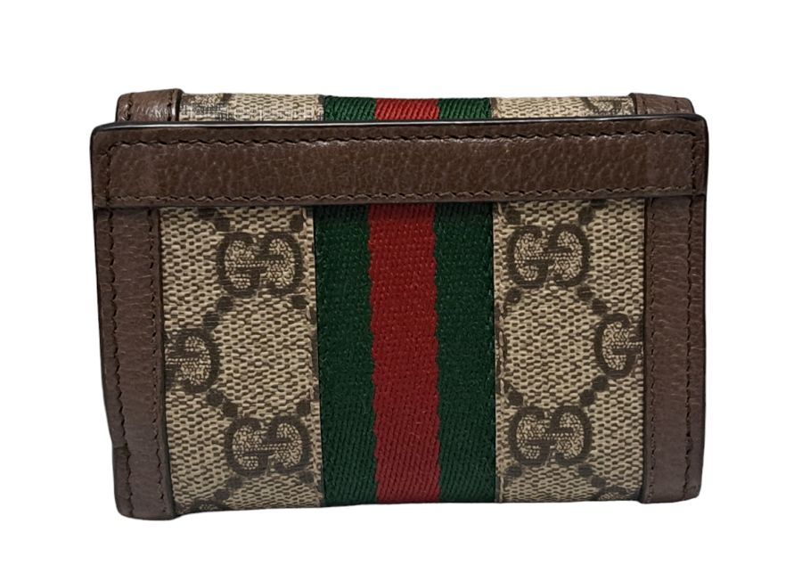美品 グッチ 財布 コンパクト オフィディア 三つ折り ウォレット