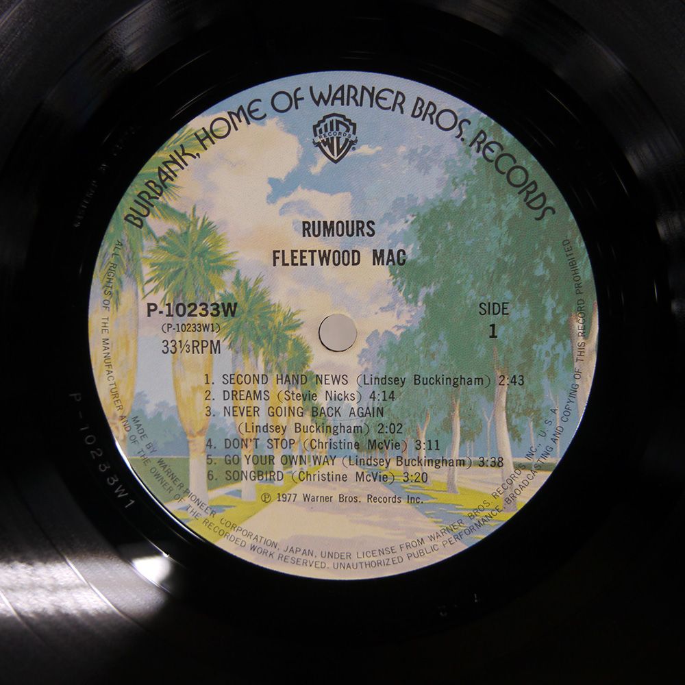 帯 国内盤 フリートウッドマック/噂/WARNER BROS. P10233W LP