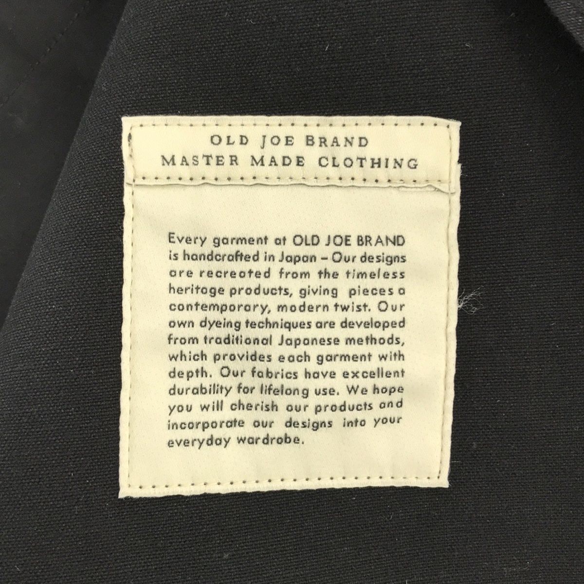 OLD JOE 23SS BONDING DUCK FILED VEST