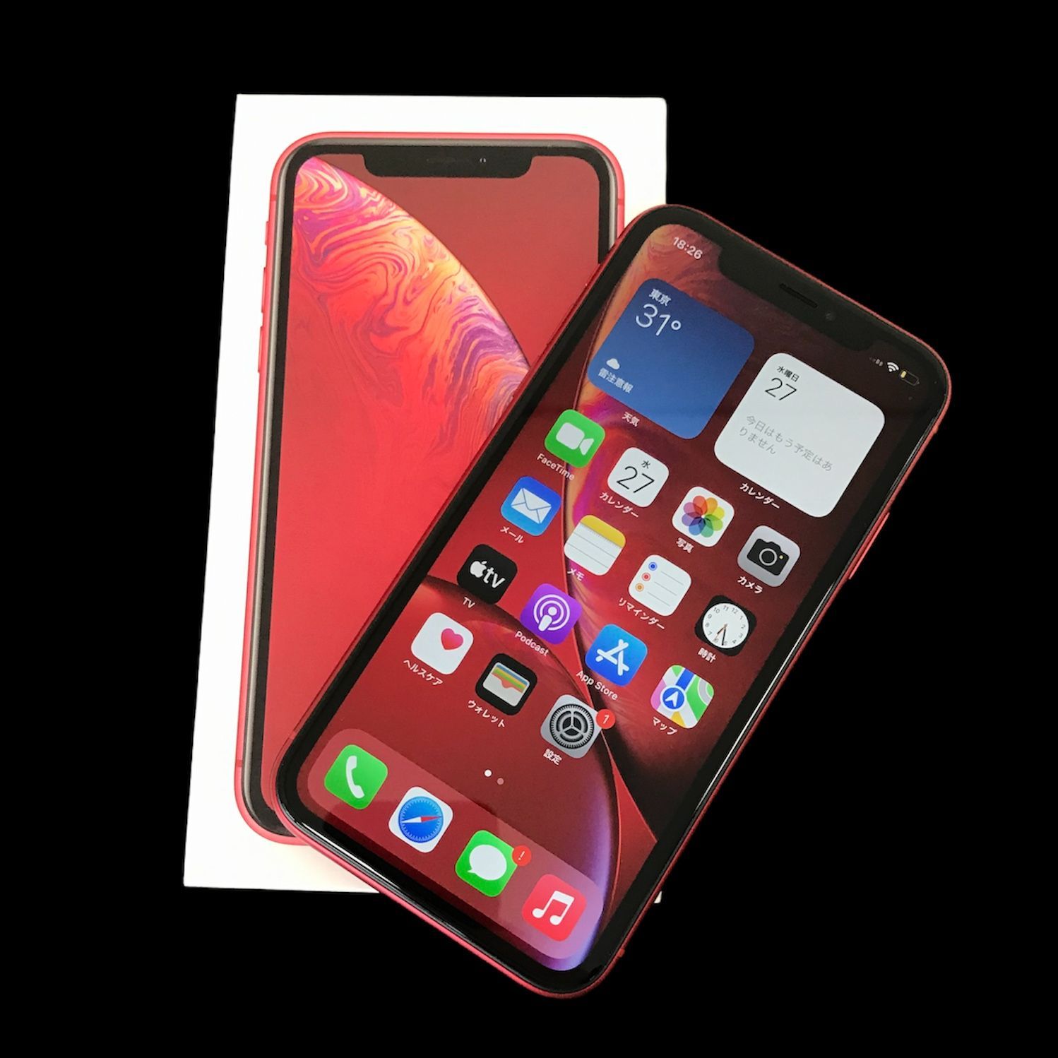 θ【SIMロック解除済み】iPhone XR 64GB RED MT062J/A - メルカリ