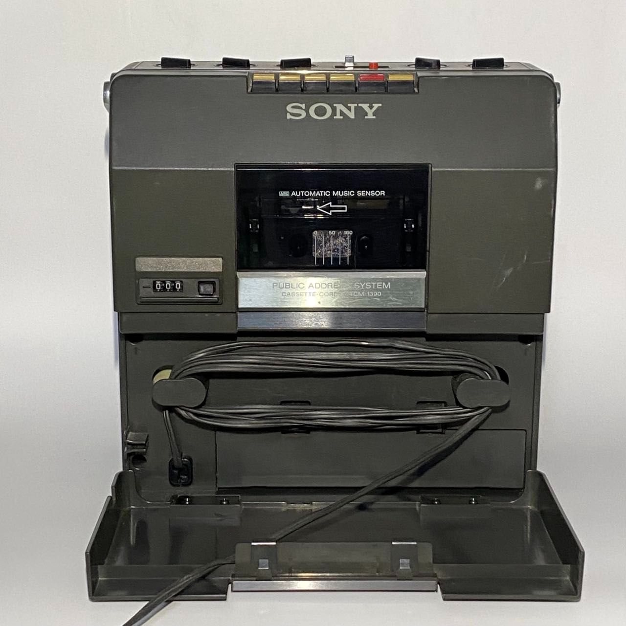 SONY ソニー TCM-1390 カセットテープレコーダー 拡声機能 録音